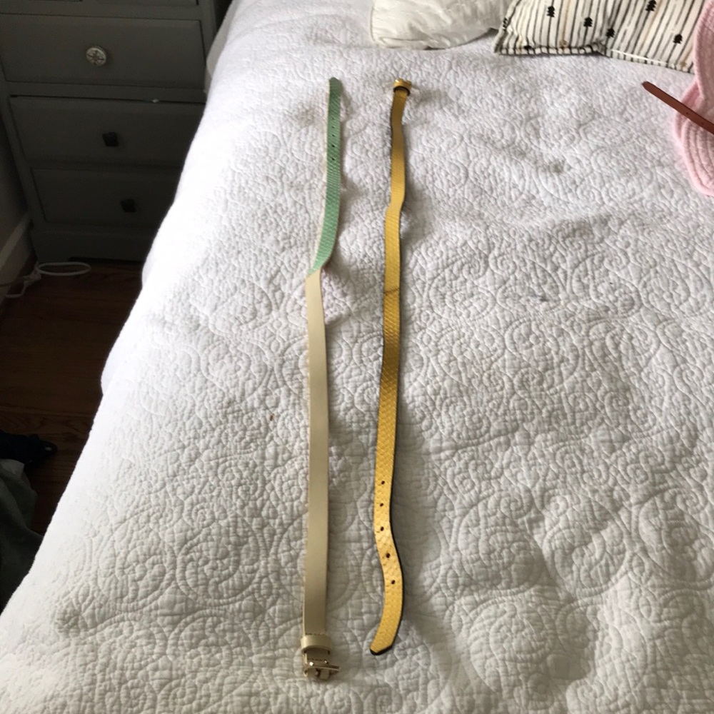 Club Monaco skinny belts